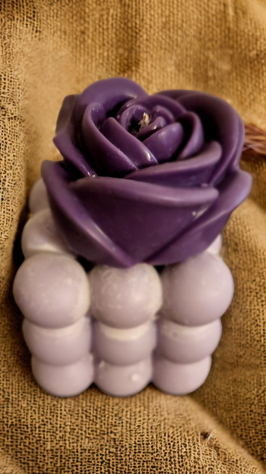 Rose Bubble Candle