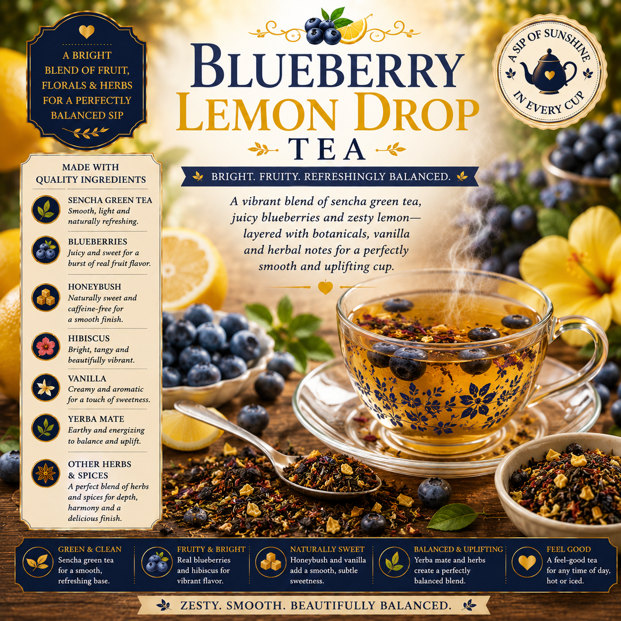 Blueberry Lemon Drop