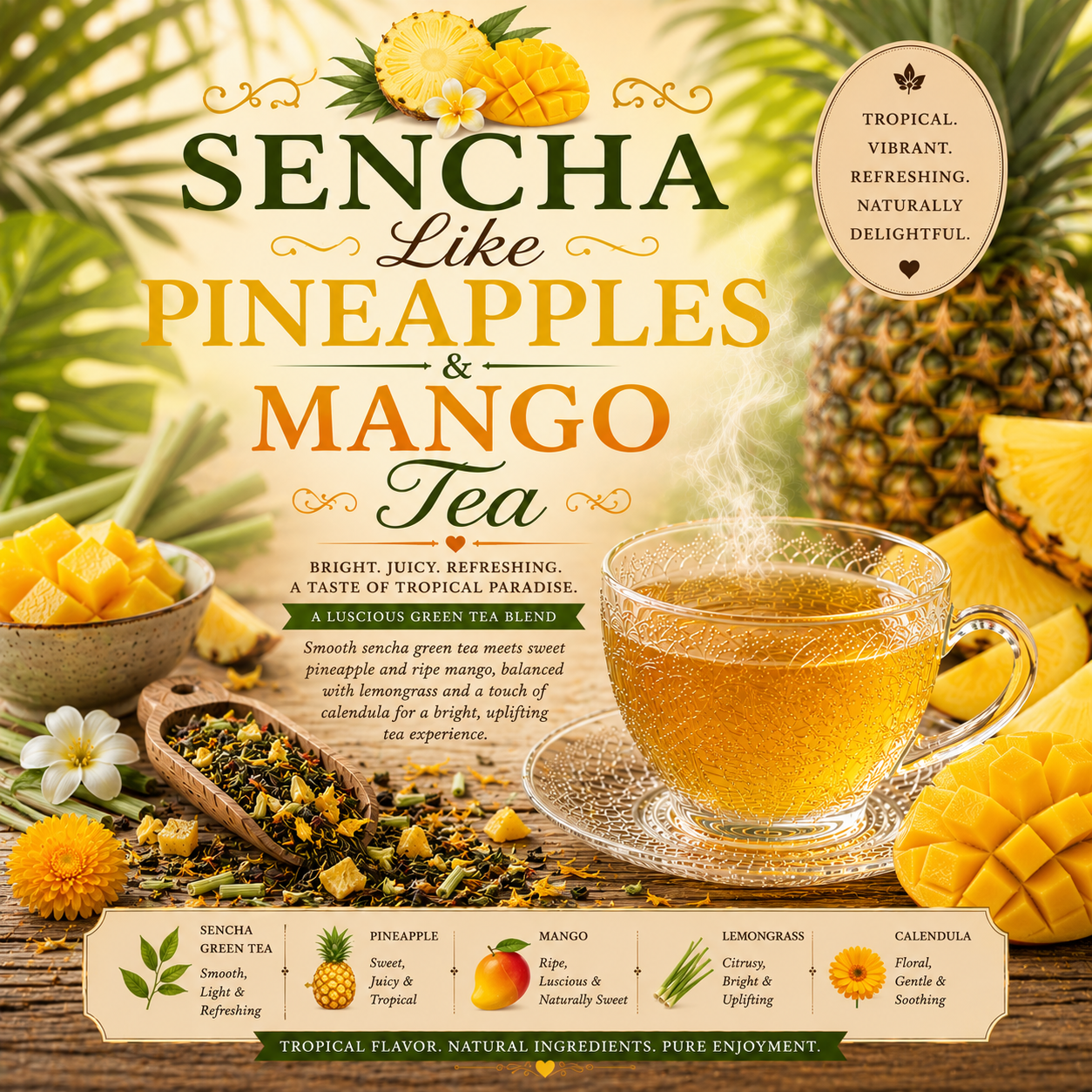 Sencha Like Pineapples and Mangoes