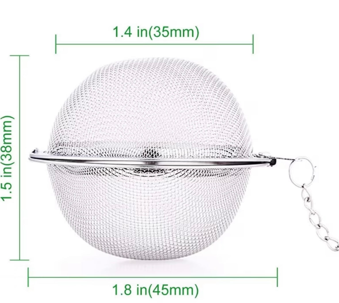 Round Stainless Steel Infuser